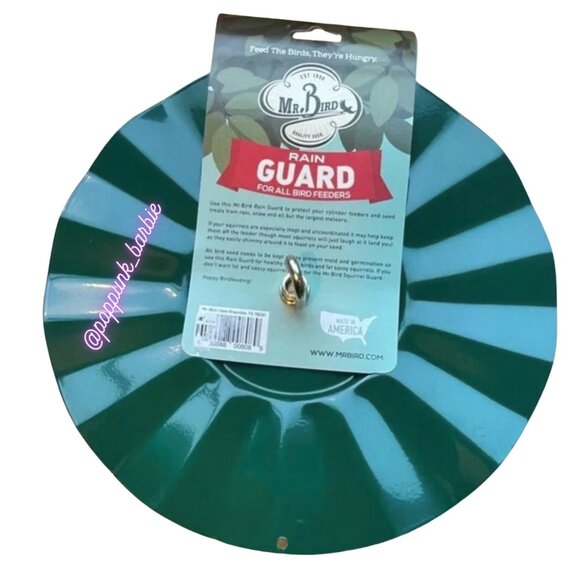 Mr. Bird 9.5" Powder Coated Steel Rain Guard Bird Feeder Cover - Picture 5 of 5